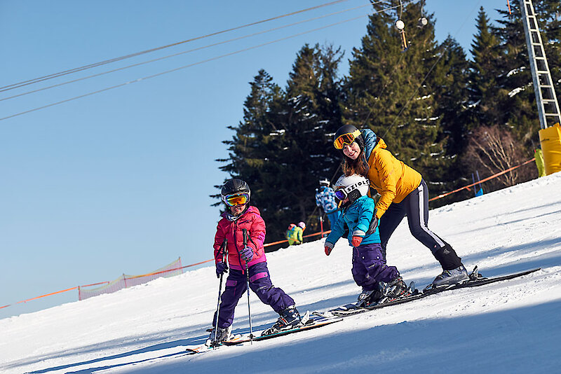 Skifahren im Bayerischen Wald